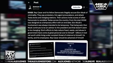 ALEX JONES - INFOWARS LIVE - ALEXJONES.NETWORK - THERE'S A WAR ON FOR YOUR MIND! ➡ THE ALEX JONES SHOW • WAR ROOM WITH OWEN SHROYER • THE AMERICAN JOURNAL WITH HARRISON SMITH • SUNDAY NIGHT LIVE WITH CHASE GEISER