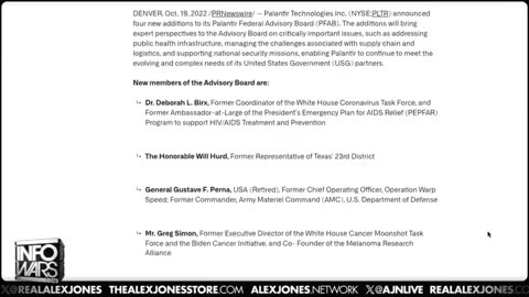 ALEX JONES - INFOWARS LIVE - ALEXJONES.NETWORK - THERE'S A WAR ON FOR YOUR MIND! ➡ THE ALEX JONES SHOW • WAR ROOM WITH OWEN SHROYER • THE AMERICAN JOURNAL WITH HARRISON SMITH • SUNDAY NIGHT LIVE WITH CHASE GEISER