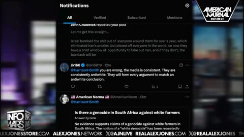 ALEX JONES - INFOWARS LIVE - ALEXJONES.NETWORK - THERE'S A WAR ON FOR YOUR MIND! ➡ THE ALEX JONES SHOW • WAR ROOM WITH OWEN SHROYER • THE AMERICAN JOURNAL WITH HARRISON SMITH • SUNDAY NIGHT LIVE WITH CHASE GEISER