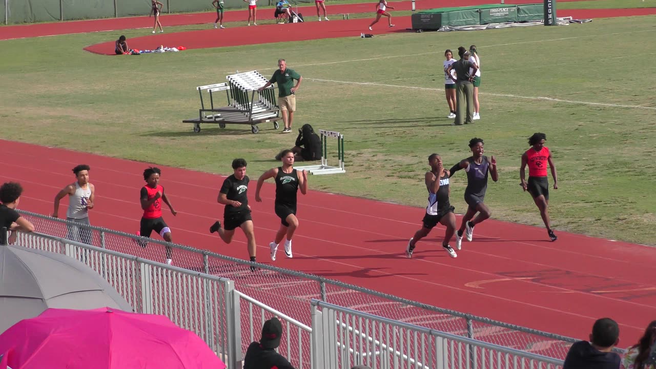 Boys 100m Section 2 Final 2025 FHSAA 4A District 15