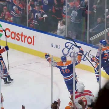 Edmonton Oilers - We had Hyman mic'd up for Draisaitl's 50th goal last night vs. Calgary