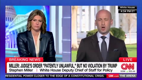 Stephen Miller Educate's CNN's Kasie Hunt On The Alien Enemies Act Of 1798