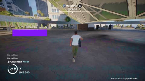 skate. glitched inside a building