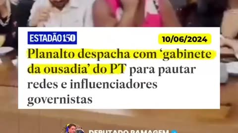 O GABINETE DO ÓDIO VOLTOU: Influenciadores de esquerda há anos são convocados para militar nas redes em favor do Lula. Podem atacar adversários, defender o governo, sem risco de condenação por fake news, difamação ou discurso de ódio.