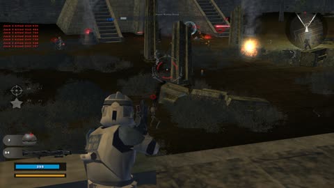 SWBF2 2005: Instant Action Conquest Yavin 4: Arena Rebels Gameplay