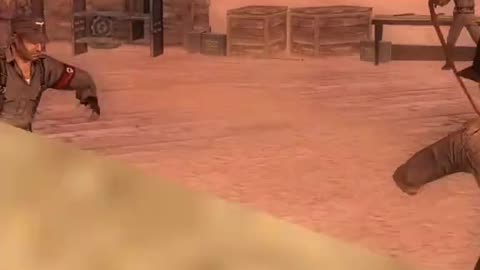 action of a cowboy