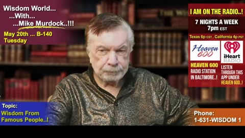 Re-Air: Wisdom World With Mike Murdock..!!!
