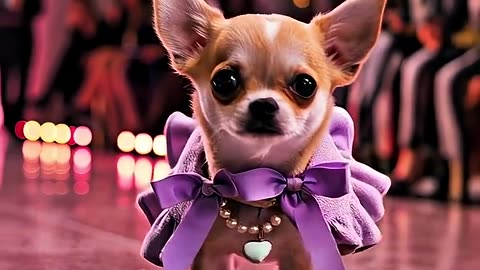 Angel Model Pupps Glamorous Fashion Show