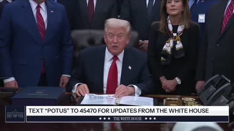 President Trump Signs Senate Amendment to H.R. 5371