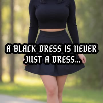 I don’t just wear black, I breathe it.
