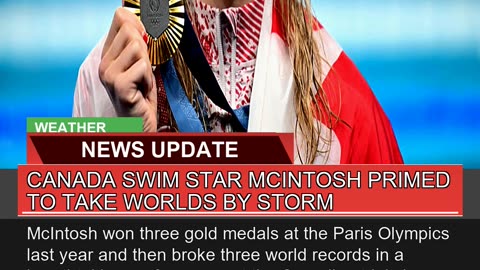 Canada Swim Star Mcintosh Primed to Take Worlds by