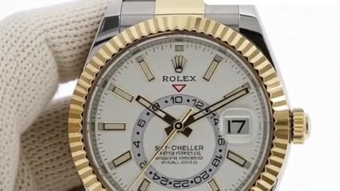 Rolex White Dial Men’s Luxury Watch
