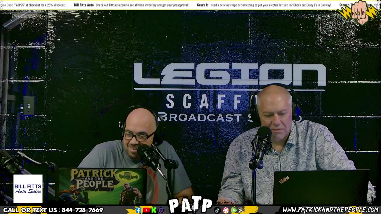Patrick and the People - Live! - Ep.220 w/ Rich "One Fall" Rockwell