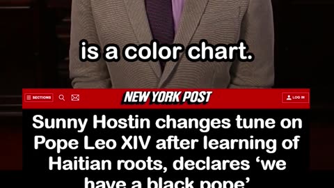 Sunny Hostin Changes Tune on New Pope after Learning of Haitian Roots, Says ‘We Have a Black Pope’