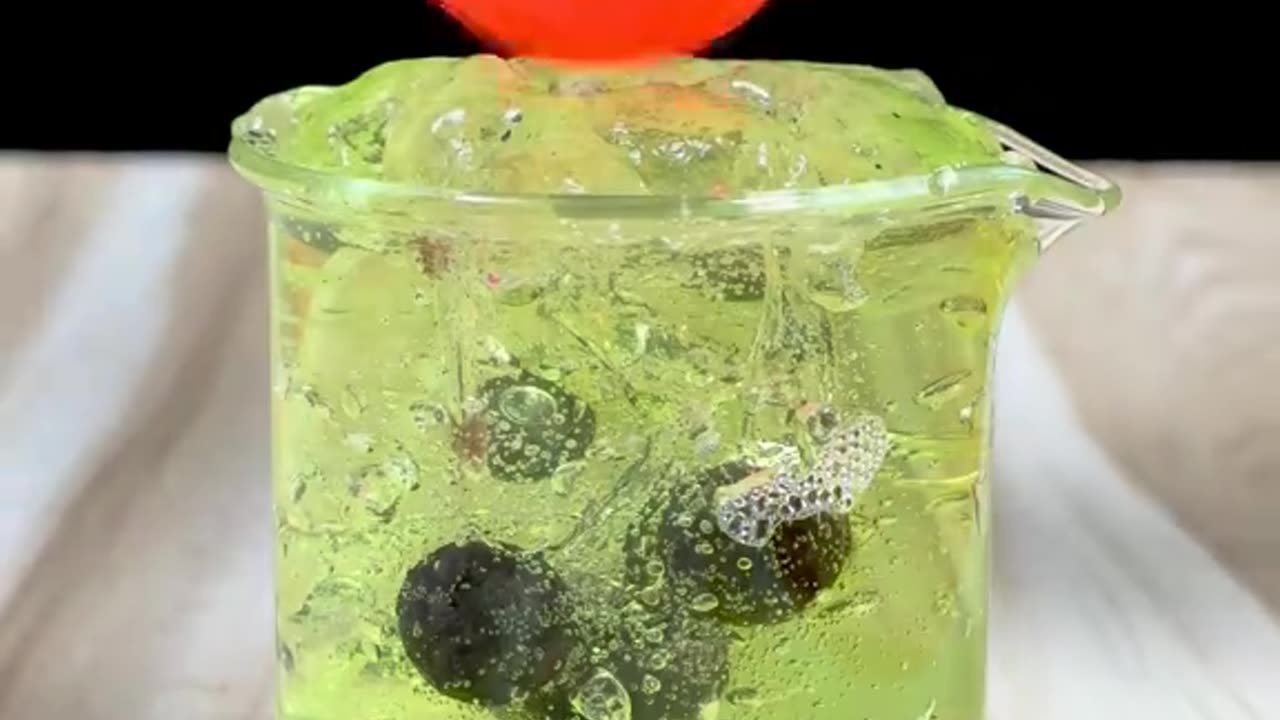 Red Hot fire balls in Aloe Vera Gel. Let's see What Happens