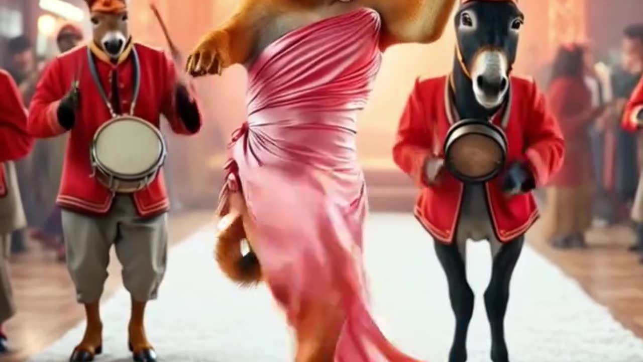 Dog dans and comdey video