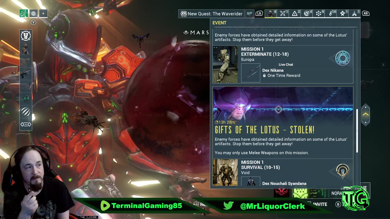 Terminal Gaming - Warframe - Scream into the Void