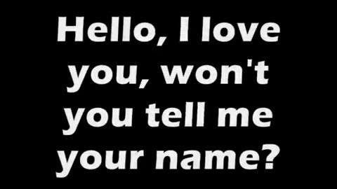 The Doors - Hello, I Love You LYRICS