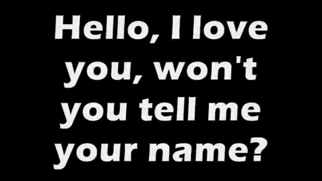 The Doors - Hello, I Love You LYRICS