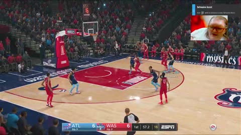 NBA 19 on the XBOX Live Nightshift wnba atl vs was & nba Hawks vs thunder