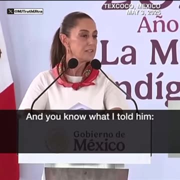 Mexican Pres. Sheinbaum rejects Trump's offer to send US troops to fight drug cartels.