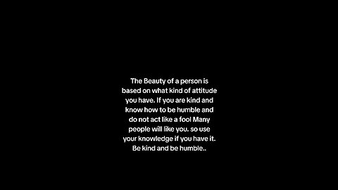 Positive thoughts