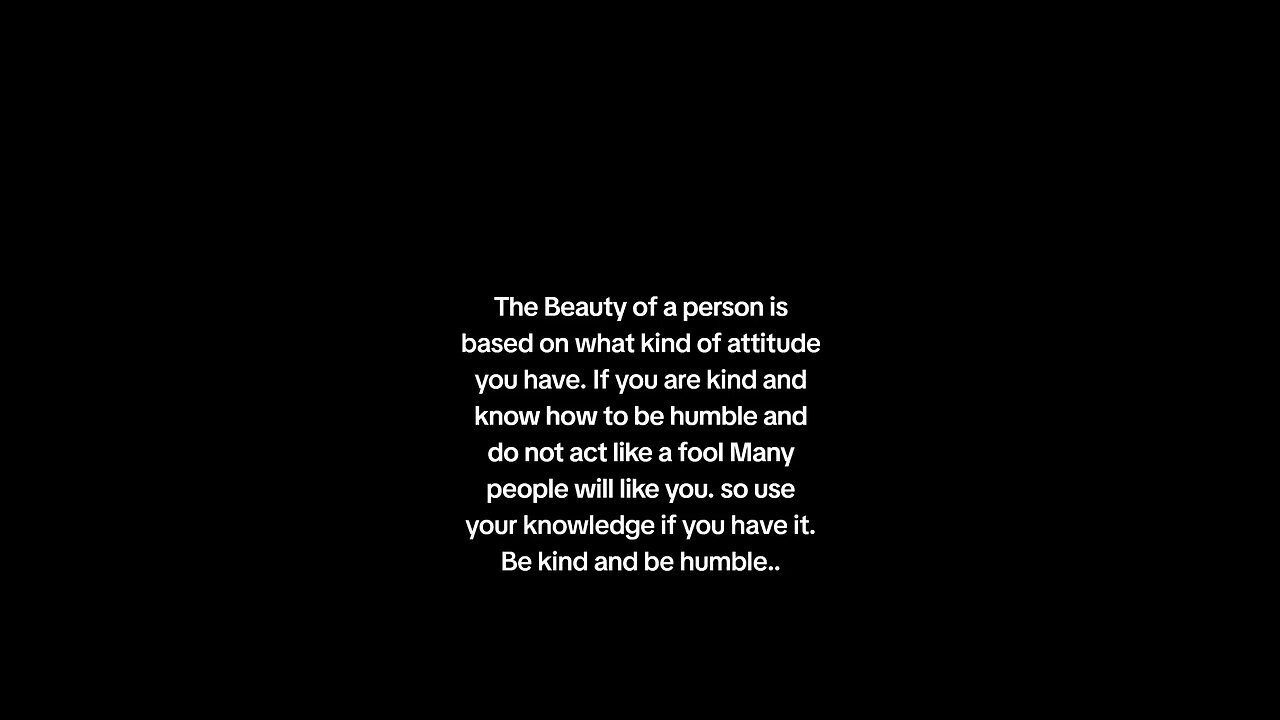 Positive thoughts