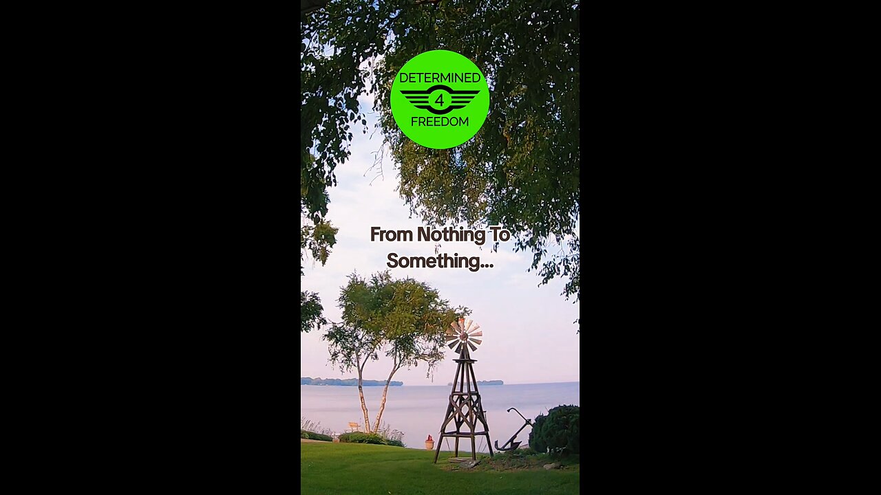 From Nothing To Something...