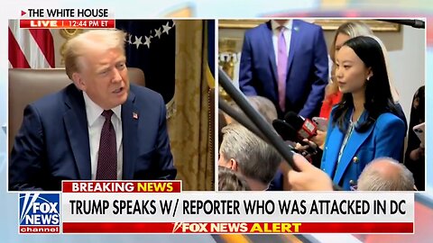Iris Tao shares terrifying story of being held at gunpoint & pistol-whipped in D.C. ~ Speaks to President Trump at his 7th Cabinet meeting 8.26.25