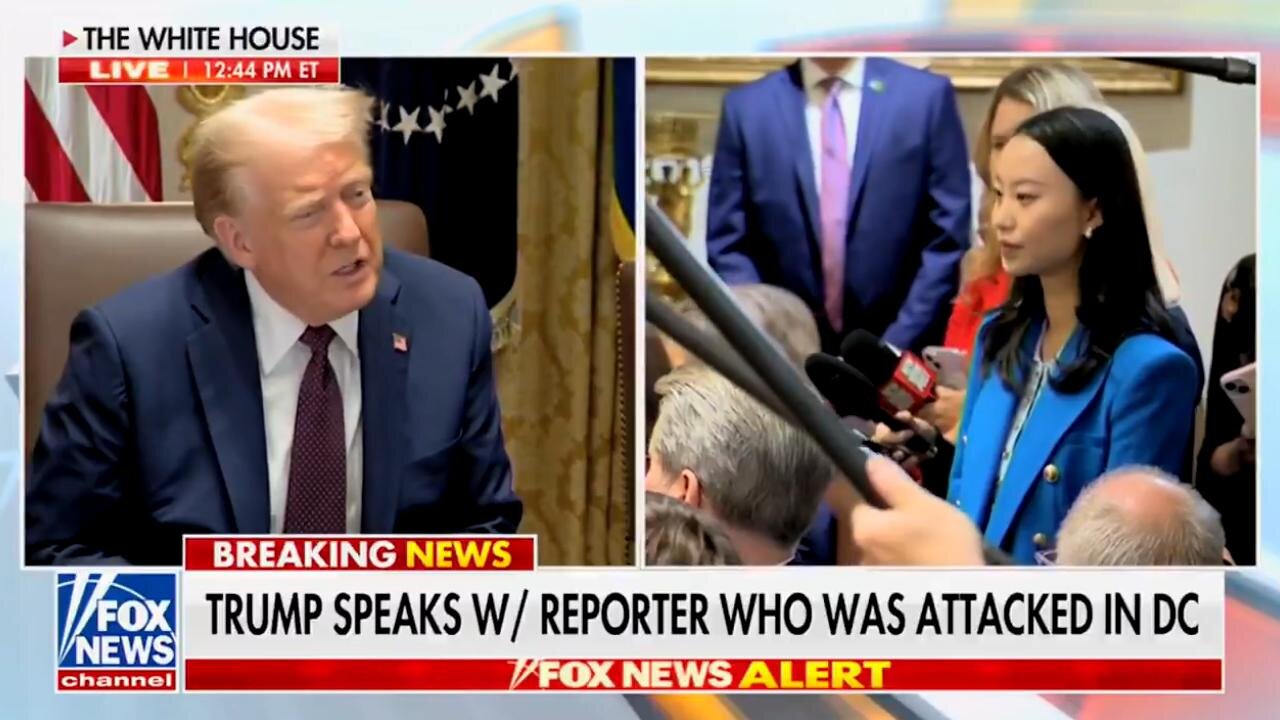 Iris Tao shares terrifying story of being held at gunpoint & pistol-whipped in D.C. ~ Speaks to President Trump at his 7th Cabinet meeting 8.26.25