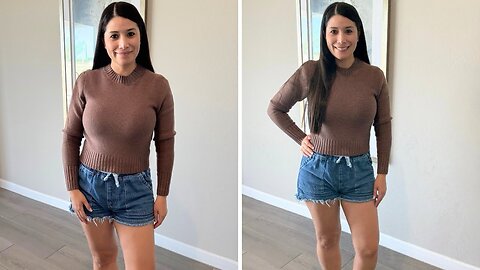 Cropped sweater