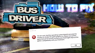 How To Fix Bus Driver Error (Latest)