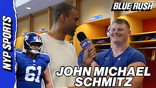 Brandon London talks to Giants starting C John Michael Schmitz about the team's mindset heading into Week 2 vs. Dallas