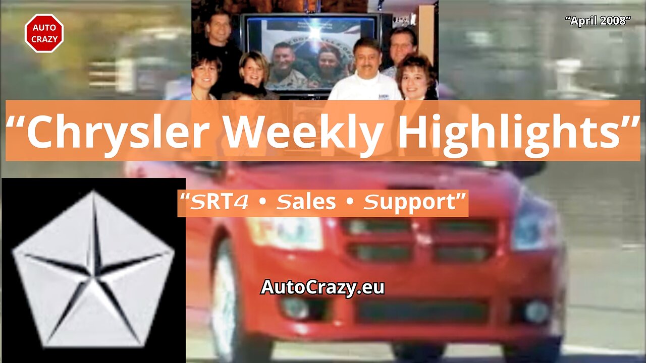 Chrysler News Roundup | SRT4 Track Debut & March Sales Report (April 2008)