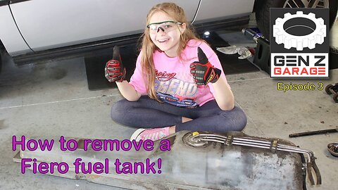 How to remove a Fiero fuel tank! - Gen Z Garage - Ep 3