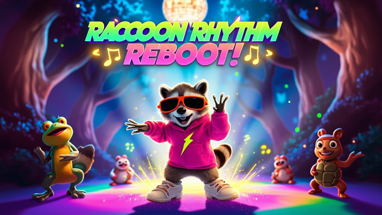Raccoon Rhythm Reboot | Fun Kids Song About Bouncing Back & Resilience!