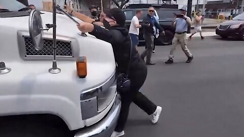 When TRUCKS Don’t Stop for PROTESTORS!!!