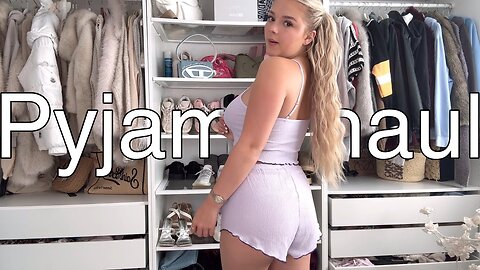 Brooke's Pyjama Haul Shein Try On 18 June 4K HD