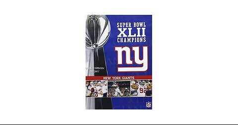 Super Bowl XLII Champions New York Giants (2008 DVD)