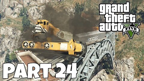 The Stage of Train Robbery! GTA 5 Story Mode Part 24