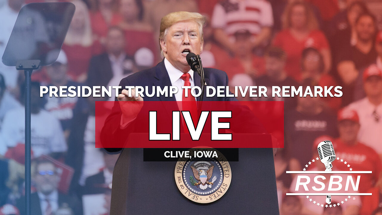 LIVE REPLAY: President Trump to Deliver Remarks In Clive, Iowa - 01/27/26