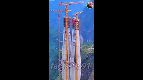 China build a 10 km bridge in the air without bricks and sand