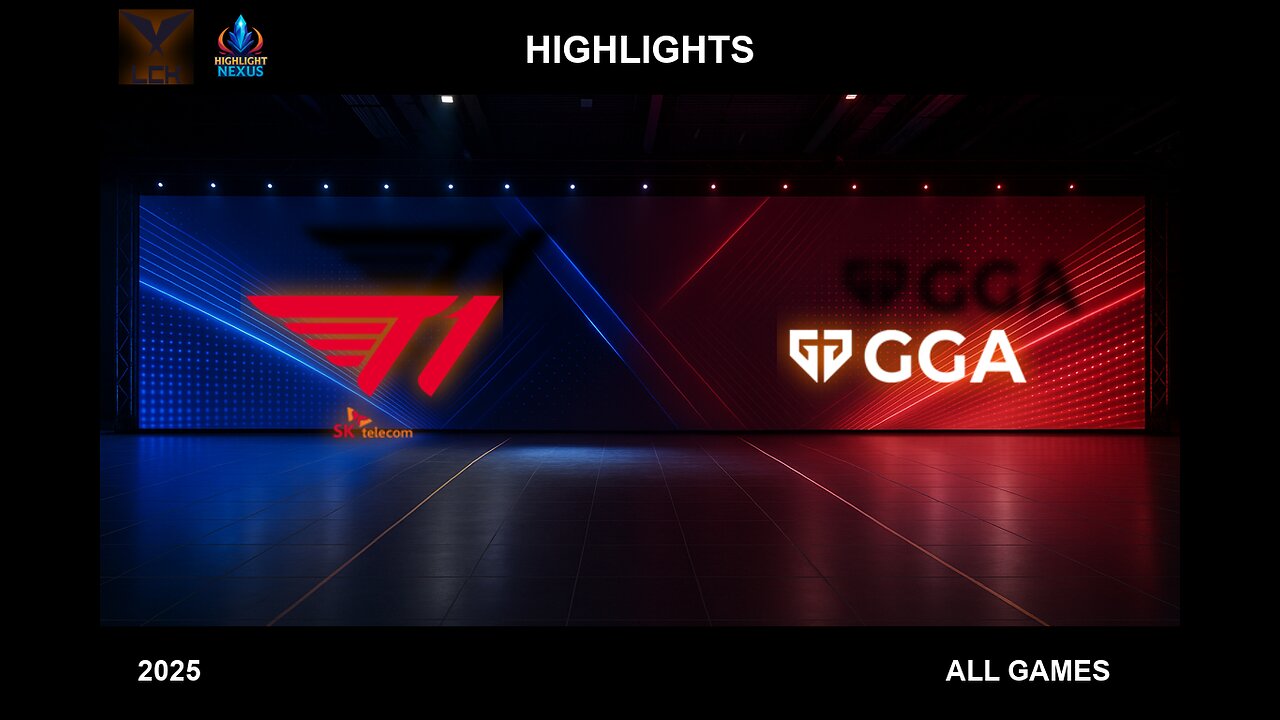 T1 vs GEN ALL GAMES Highlights - LCK 2025 Highlights - T1 vs Gen.G