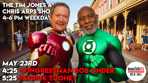 The Tim Jones and Chris Arps Show 05.23.2025 Dr. Bob Onder | Patrick Tuohey