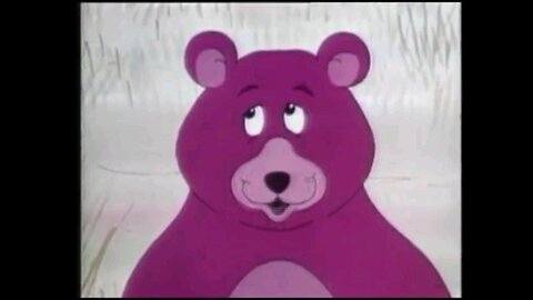 urso marrom desenho animado
