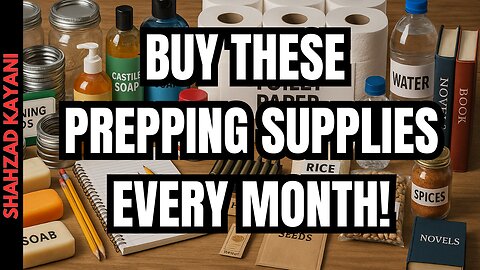 9 Items Preppers Should Buy On A Regular Basis