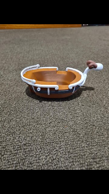 One Piece - Going Merry - Plant Pot - Hand painted