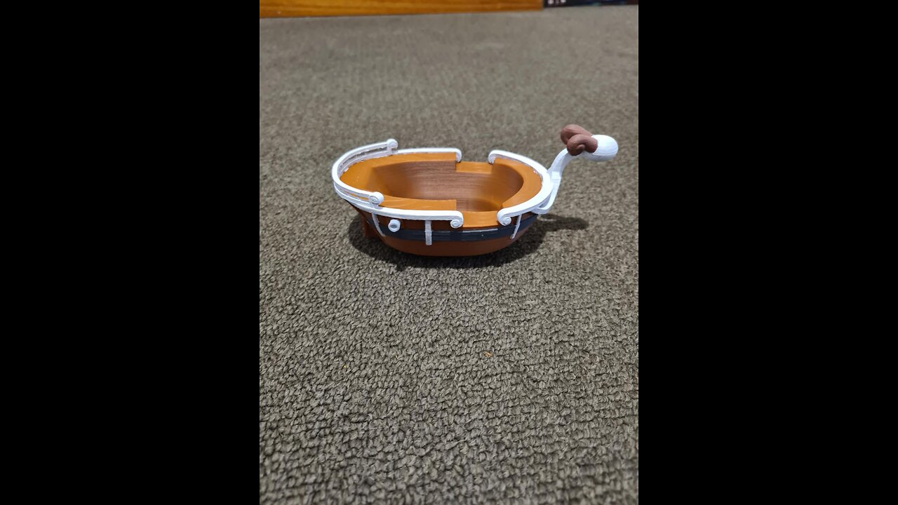 One Piece - Going Merry - Plant Pot - Hand painted