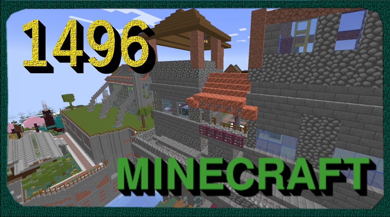 Lets Play Minecraft Episode – 1496 Shiny Metal Roofing