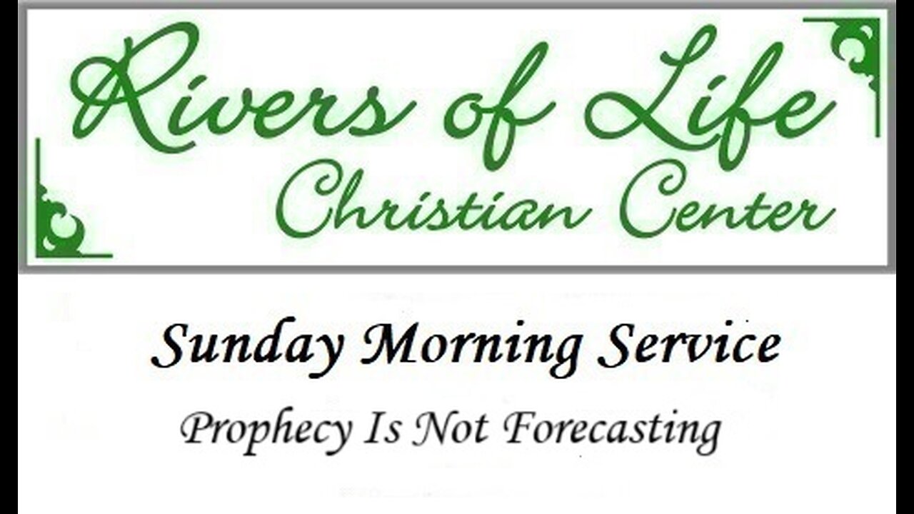 Prophecy Is Not Forecasting